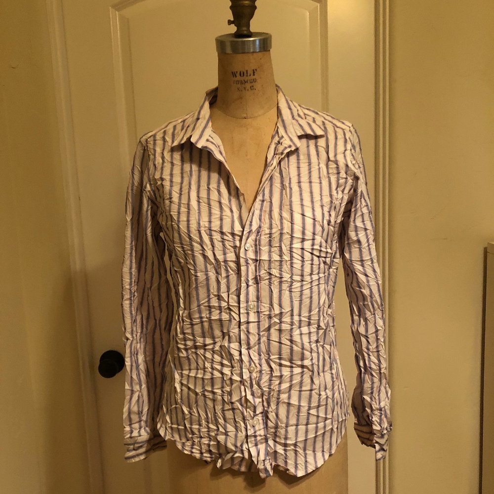Frank and Eileen Classic Crinkle Blouse
